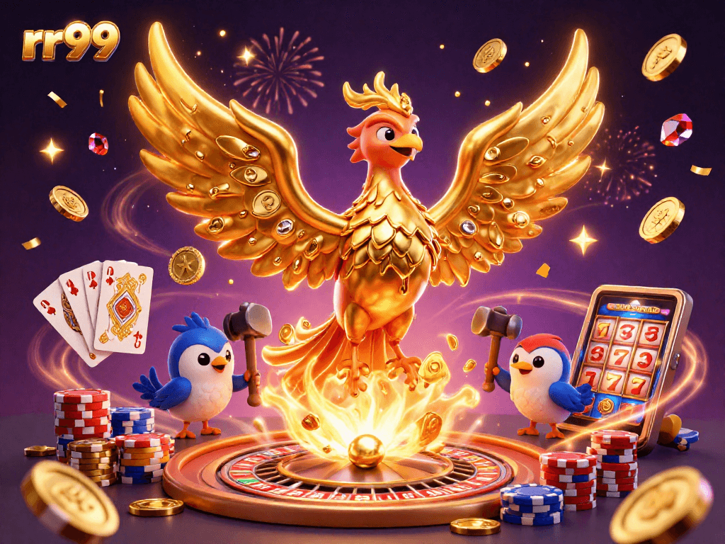 Experience the thrill of rr99 gaming with molten gold and dynamic casino elements.