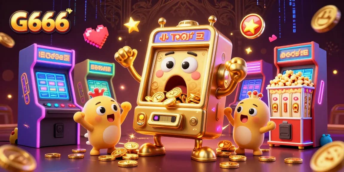 Experience big wins with G666 and its vibrant, cartoonish jackpot scene filled with excitement.