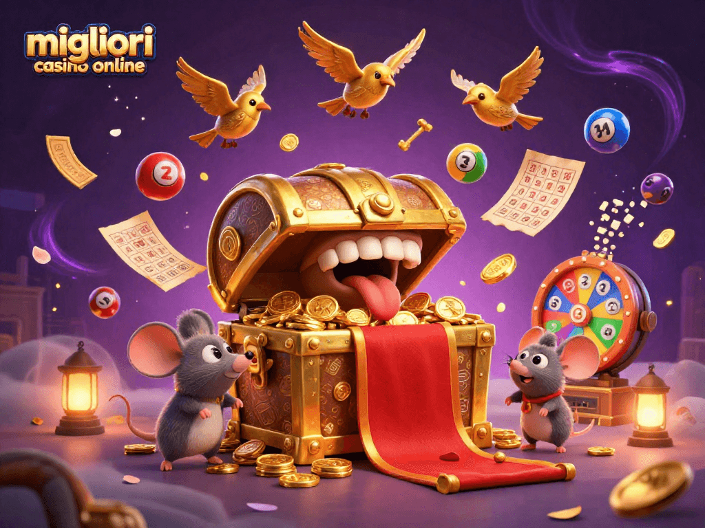 Scopri i migliori casino online con un’illustrazione di tesoro in 3D e giochi avvincenti.