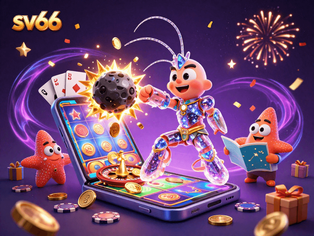 Spin the reels at sv66 and win with the vibrant slot game experience bursting with golden coins.