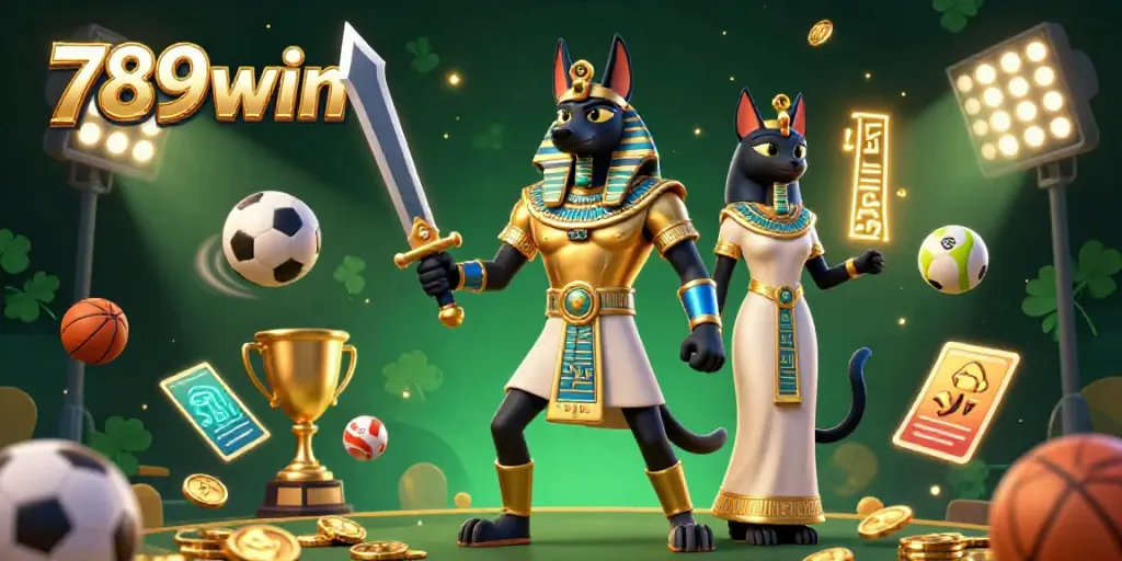 Experience thrilling betting at 789win with dynamic 3D action featuring iconic characters and sports elements.