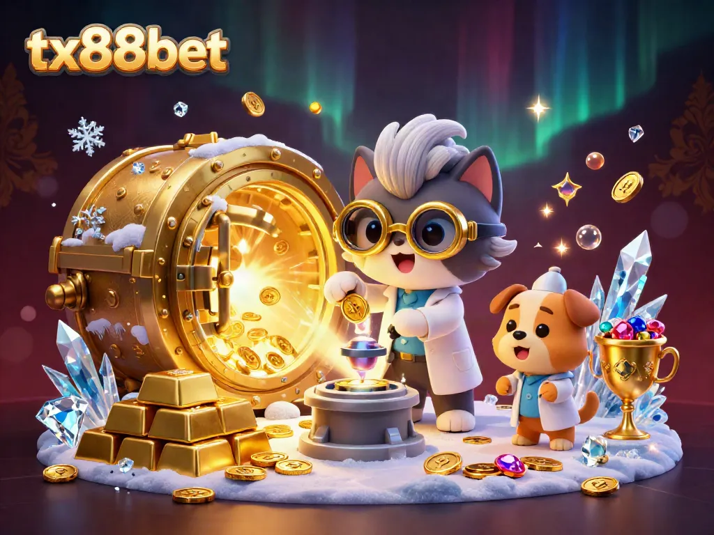Experience the excitement of gaming with tx88bet's dynamic casino scene featuring vibrant treasures.