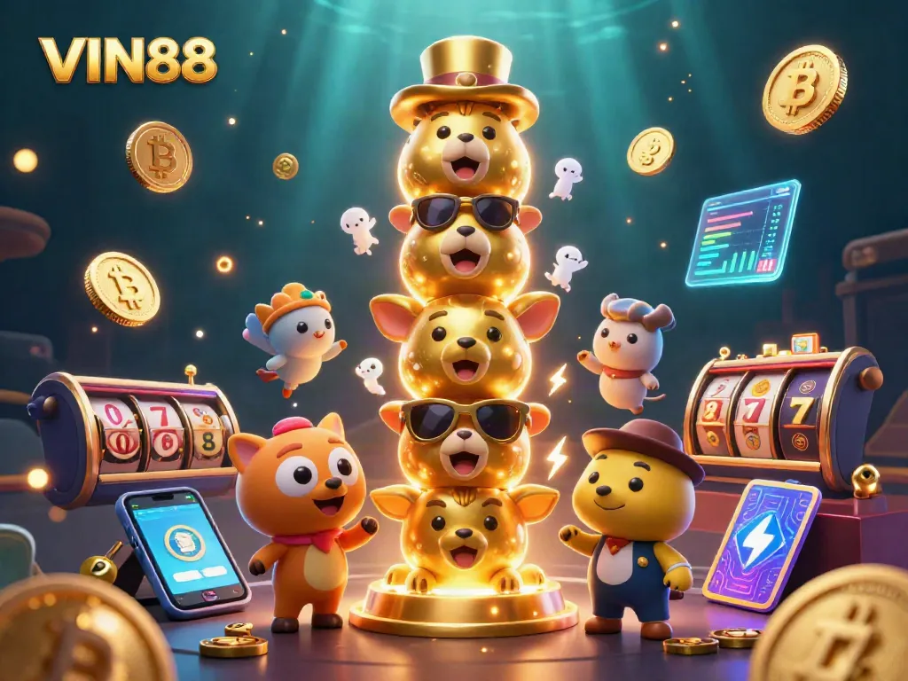 Engage with exciting gameplay at VIN88 with vibrant casino elements and dynamic visuals.