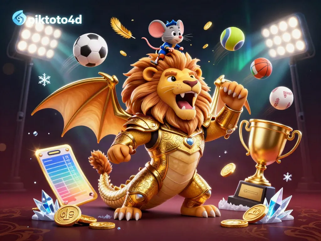 Celebrate your wins with piktoto4d's thrilling sports betting scene, showcasing triumph and excitement.