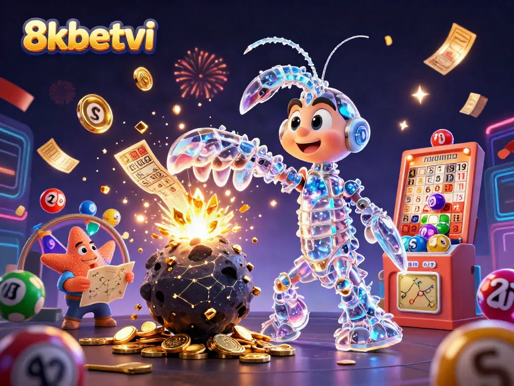Experience thrilling gameplay with 8xbetvi in a dynamic casino atmosphere featuring vibrant colorful elements.