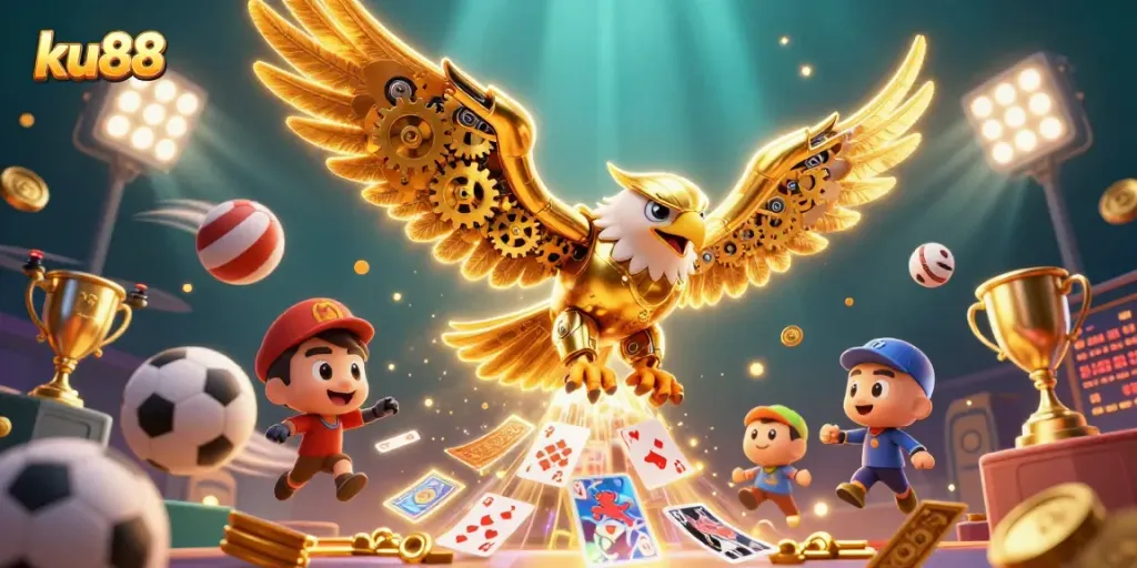 Engage in thrilling betting action at ku88 with dynamic sports scenes and immersive visuals.