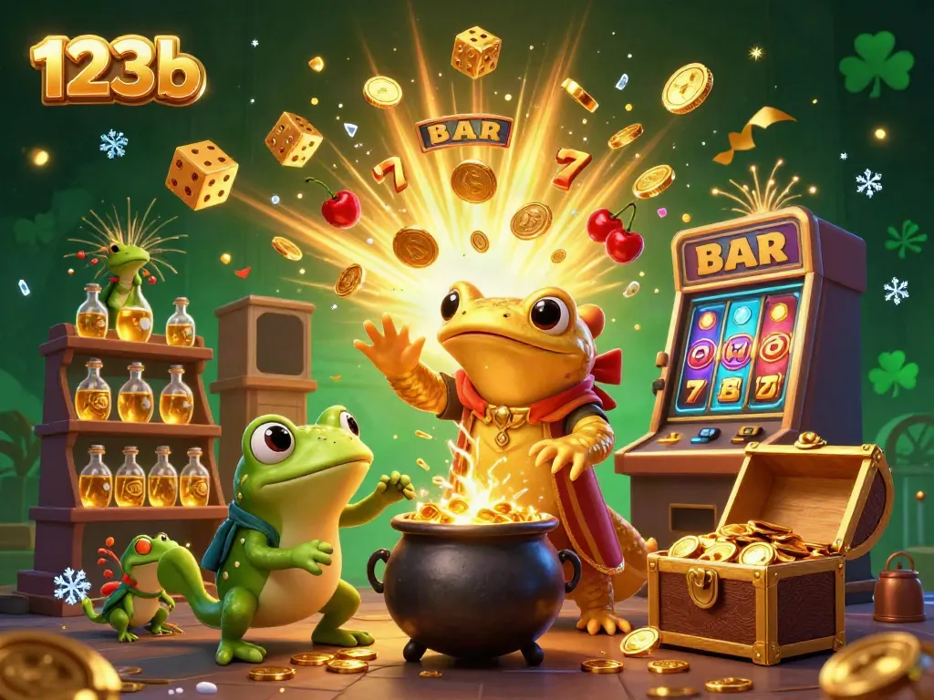 Experience the thrill of 123b gaming with vibrant characters engaging in exciting casino activities.