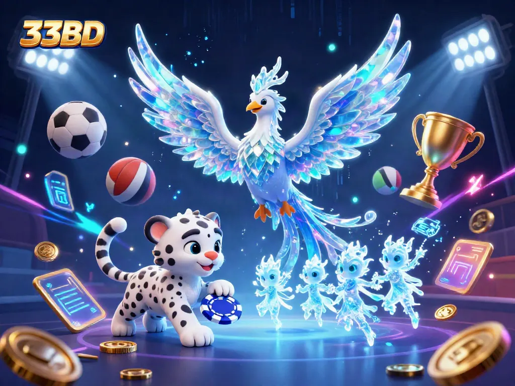 Engage with 33BD's exhilarating online casino experience featuring captivating characters and vibrant gaming elements.