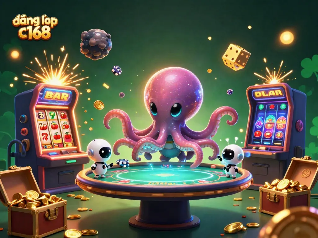 Engage in exciting gameplay at đăng nhập c168 with vibrant casino-themed elements and characters.