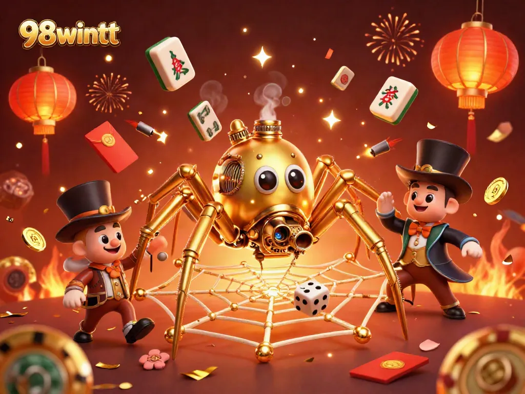 Experience the 98wintt excitement with steampunk elements and dynamic casino activities!
