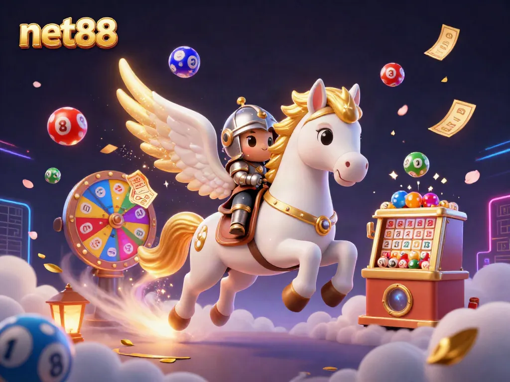 Experience thrilling gameplay with net88 in this vibrant casino illustration featuring dynamic gaming elements.