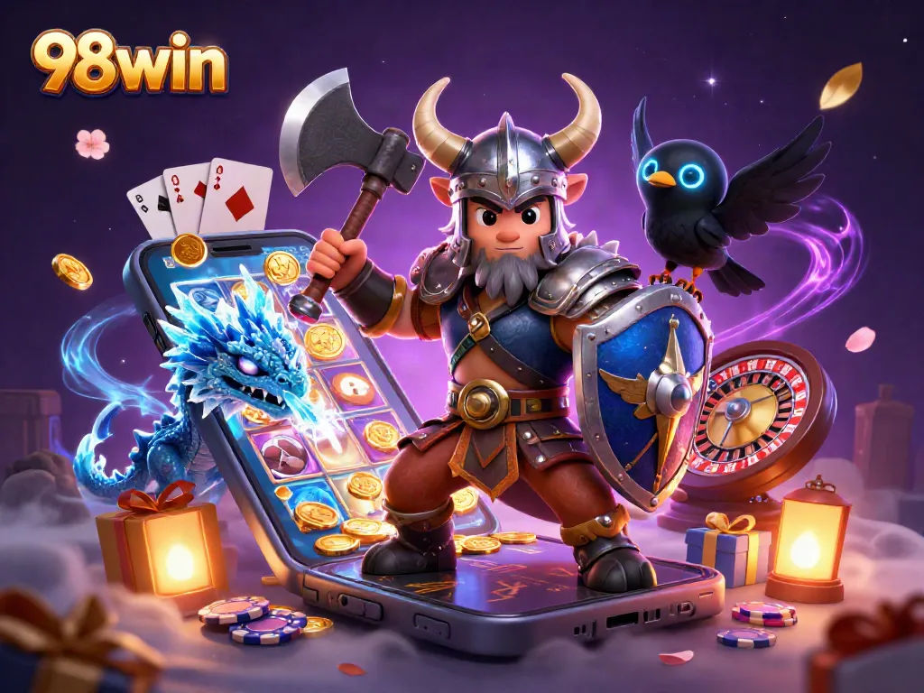 Play thrilling games at 98win with dynamic slot action and captivating casino elements.