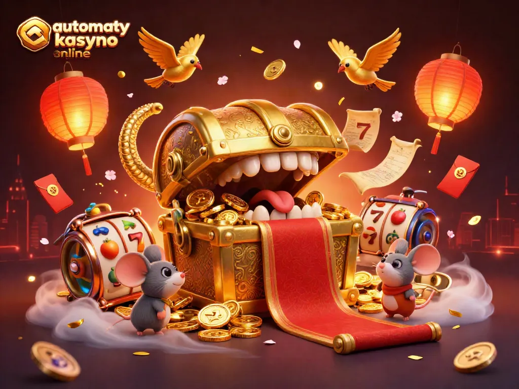 Experience automaty kasyno online with vibrant 3D cartoon treasures, slot symbols, and captivating visuals.