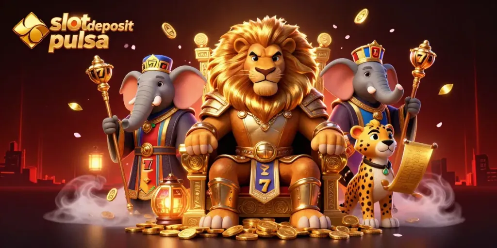 Engage with premium slot deposit pulsa features while enjoying vibrant 3D casino scenes.