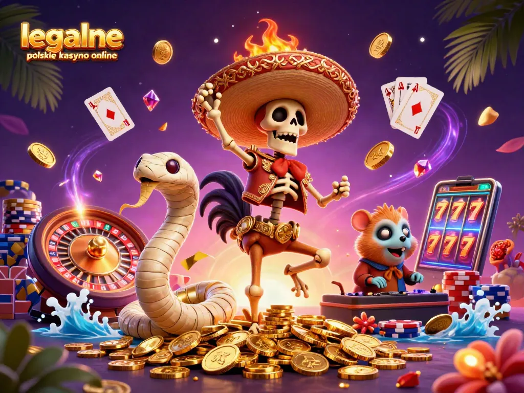 Celebrate wins in a legalne polskie kasyno online with dynamic gaming elements and vibrant characters!