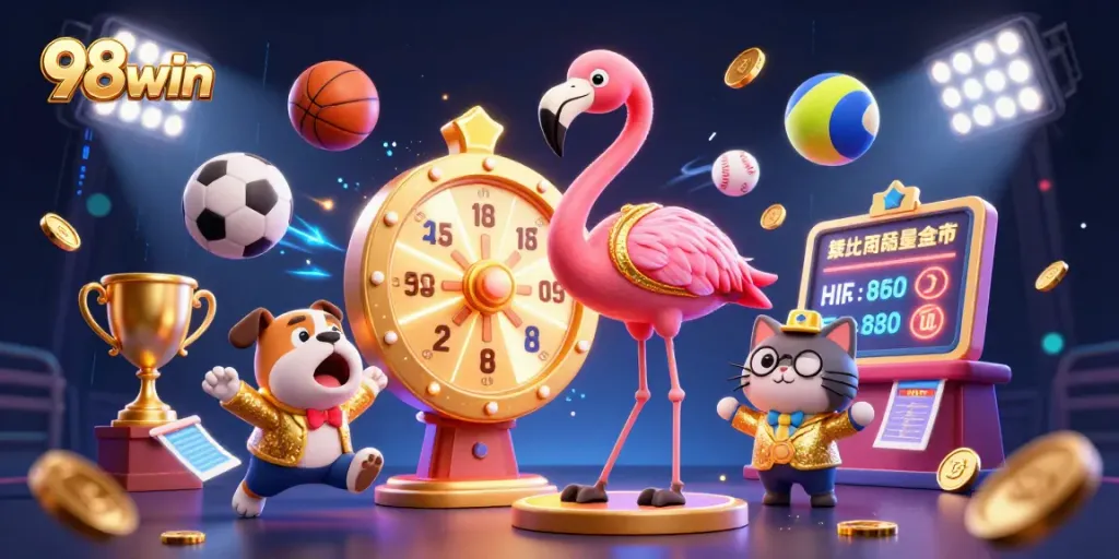 Experience thrilling moments with 98win at jackpot games featuring lively cartoon characters and dynamic betting elements