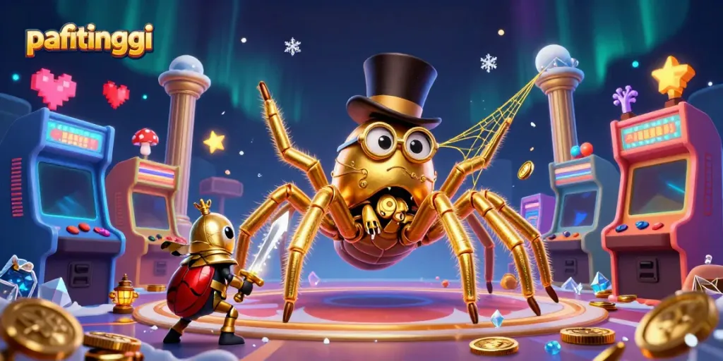 Menggoda pemain dengan slot online di pafitinggi, tarantula emas dan ksatria kecil menghadirkan elemen perjudian yang menawan.