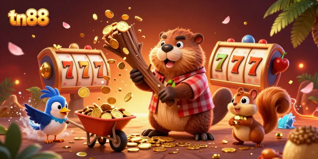 Experience thrilling gaming at tn88 with lively characters and vibrant casino elements