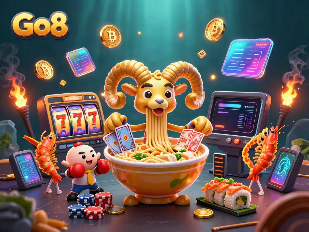Engage with Go8’s thrilling slot experience featuring animated characters and vibrant game elements.