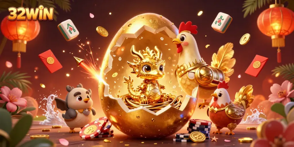 Engage with thrilling offers at 32WIN, where gold dragon luck meets poker excitement!