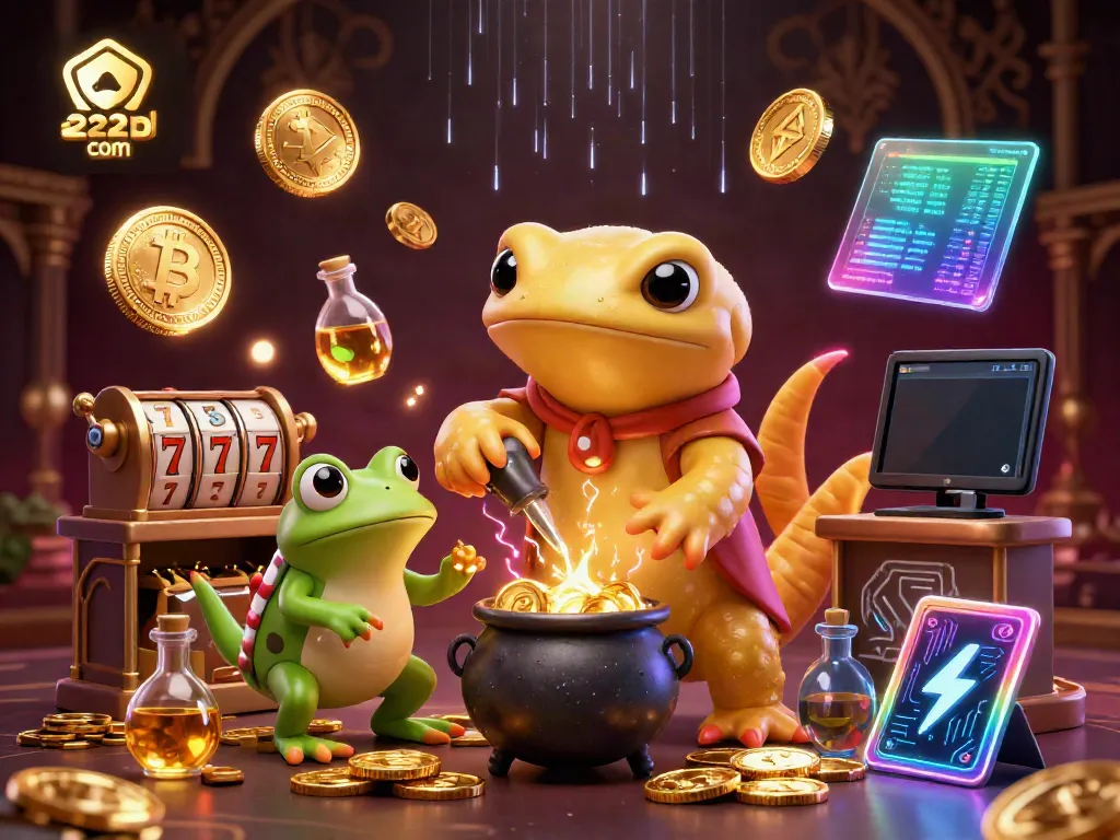 Experience the thrill of 222bd com with vibrant gambling elements and fantasy characters.