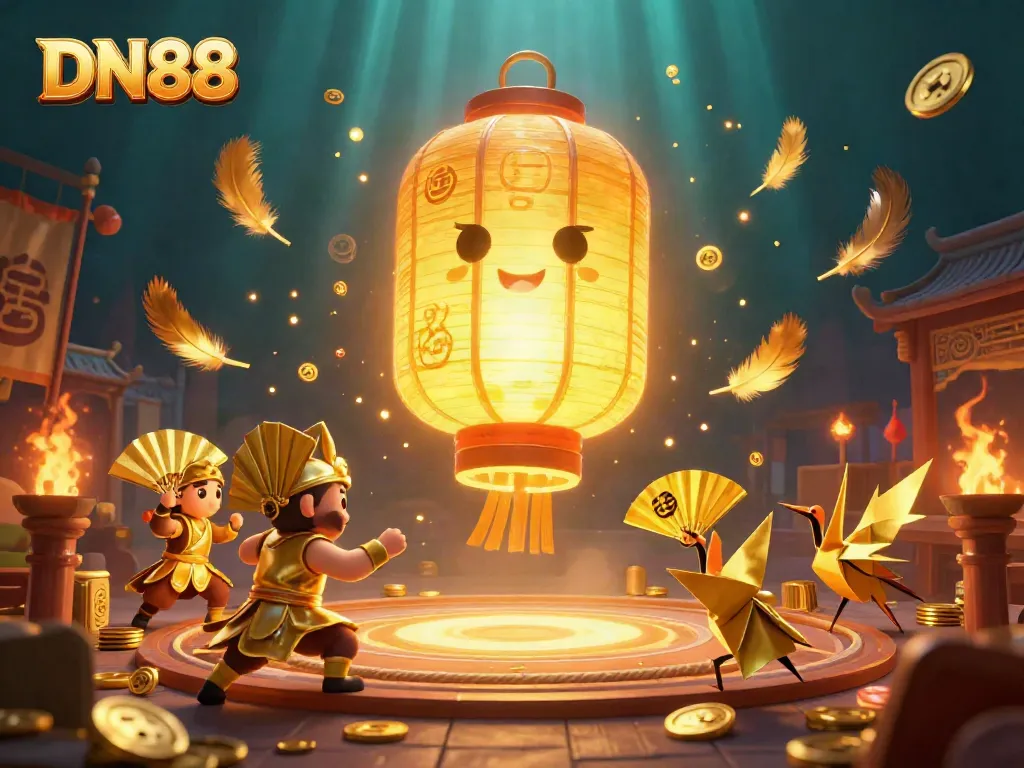 Engage in thrilling gameplay at DN88 with vibrant spirits, warriors, and golden symbols.