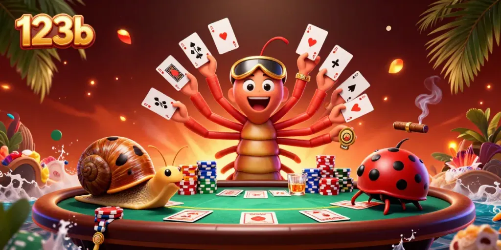 Experience thrilling gameplay at 123b with lively characters and a vibrant poker scene.