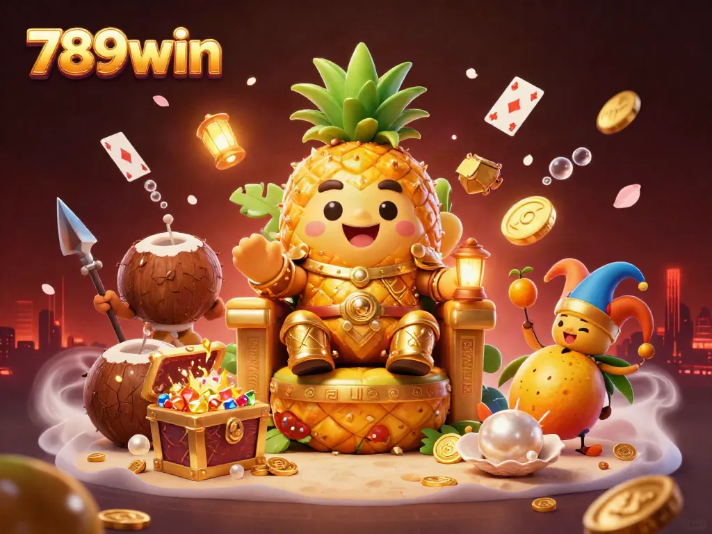 Experience thrilling gaming with 789win, featuring vibrant characters and dynamic casino elements.