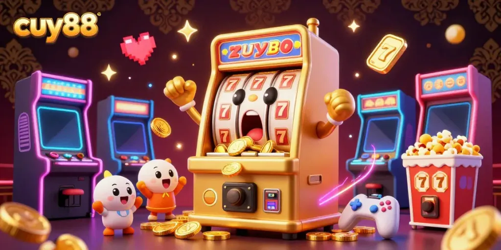 Experience the thrilling jackpot action at cuy88 with vibrant slot machines and arcade fun.