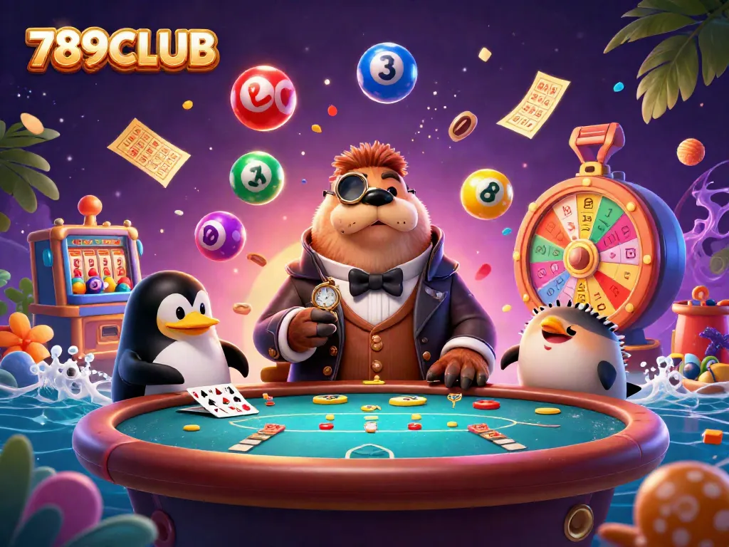 Experience the excitement of gaming at 789CLUB, showcasing a charming underwater poker scene.
