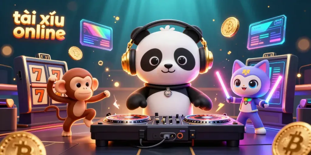 Experience exciting gameplay in tài xỉu online with vibrant characters and dynamic casino elements.