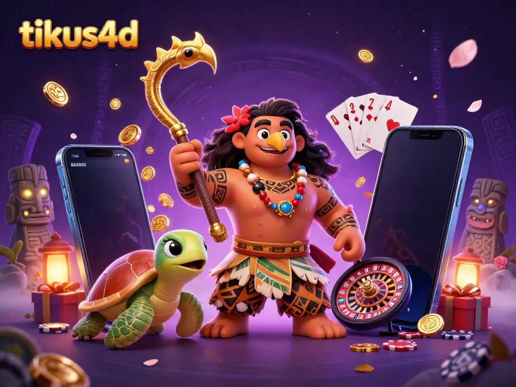 Gambarkan permainan slot yang menguntungkan dengan tikus4d dan karakter menarik dalam suasana yang ceria.