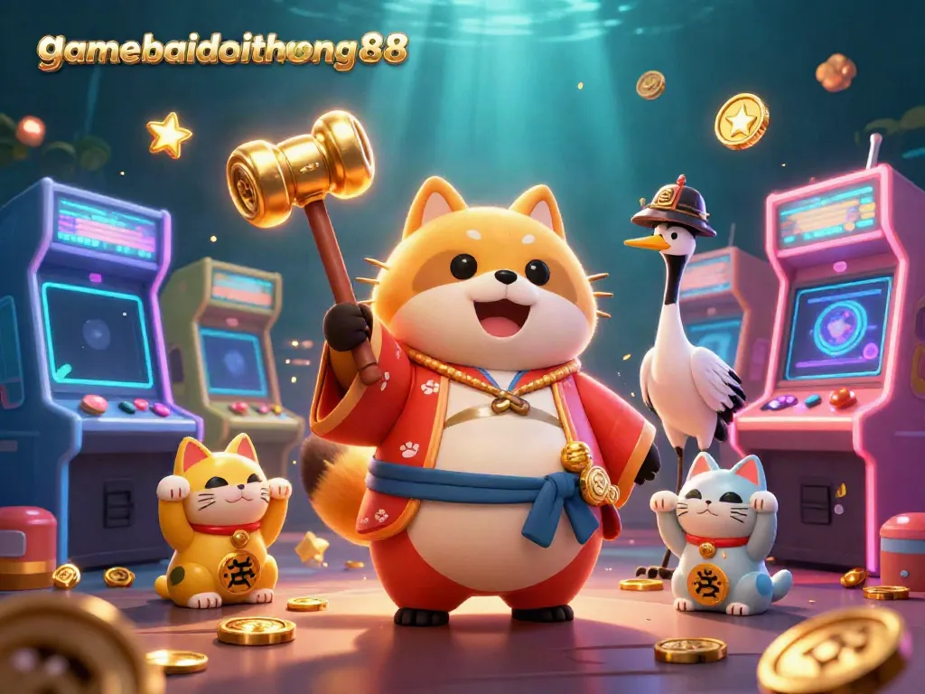 Experience thrilling wins at gamebaidoithuong88 with cheerful characters and colorful gaming elements