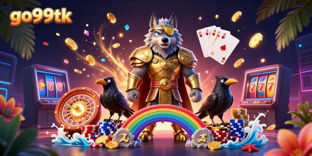 Experience exciting gameplay at go99tk with vibrant casino visuals and engaging characters.