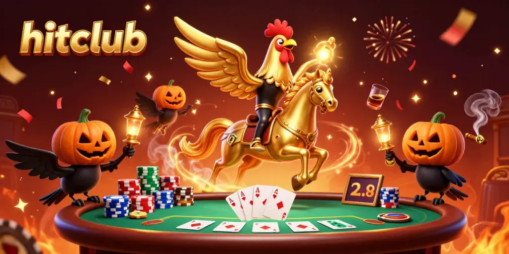 Engage with the hitclub experience featuring vibrant casino elements and a thrilling atmosphere.