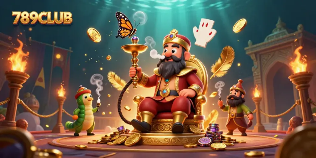 Experience 789CLUB with a vibrant 3D casino scene featuring dynamic characters and game symbols.