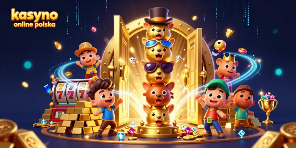 Experience the thrill of kasyno online polska with vivid golden treasures and dynamic gaming elements!