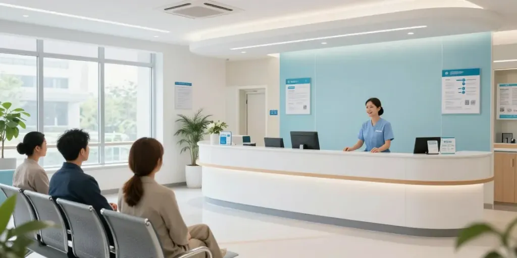 Welcoming healthcare environment at a medical clinic offering compassionate patient care services and consultations, featuring the keyword situs gacor.