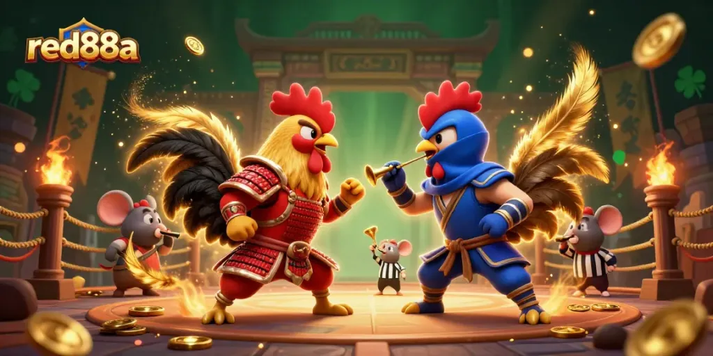 Experience the thrill of cockfighting at red88a with dynamic action and vibrant visuals.