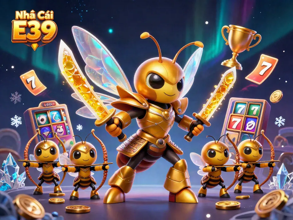Nhà Cái E39 cung cấp trải nghiệm chơi game đa dạng với biểu tượng sảnh game đầy màu sắc.