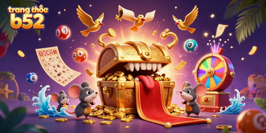 Spin the fortune at trang chủ b52 with vibrant lottery balls and exciting prize elements.