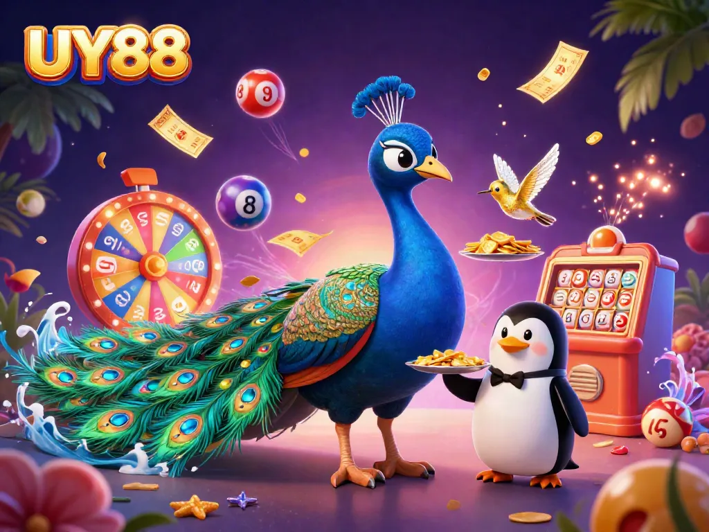 Experience thrilling gameplay at UY88 with exciting lottery games and vibrant characters.