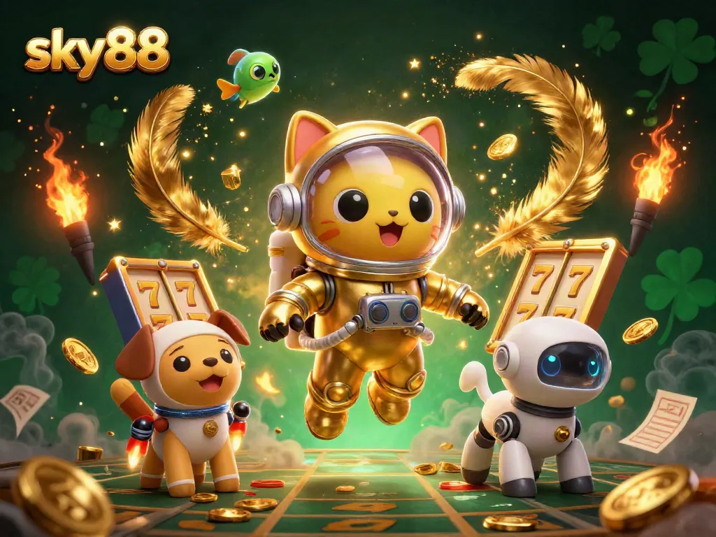 Catch exciting moments with sky88 as players spin on vibrant slot reels amidst thrilling cosmic adventures.
