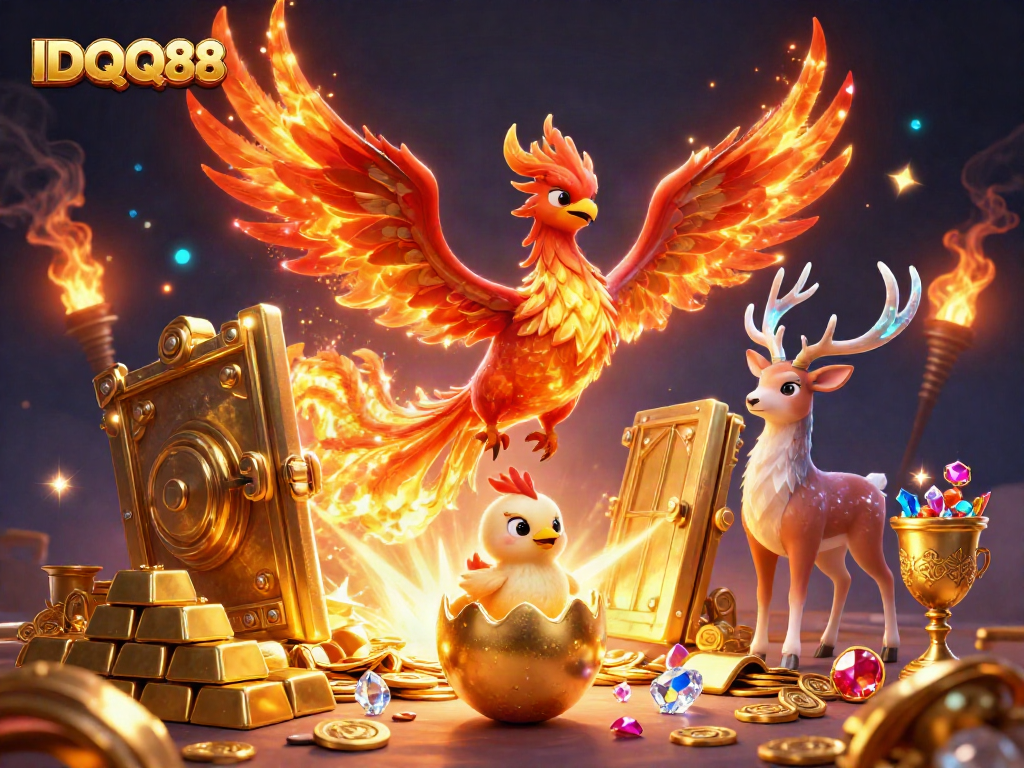 Engage with the dynamic IDQQ88 phoenix scene enhancing your gaming excitement.