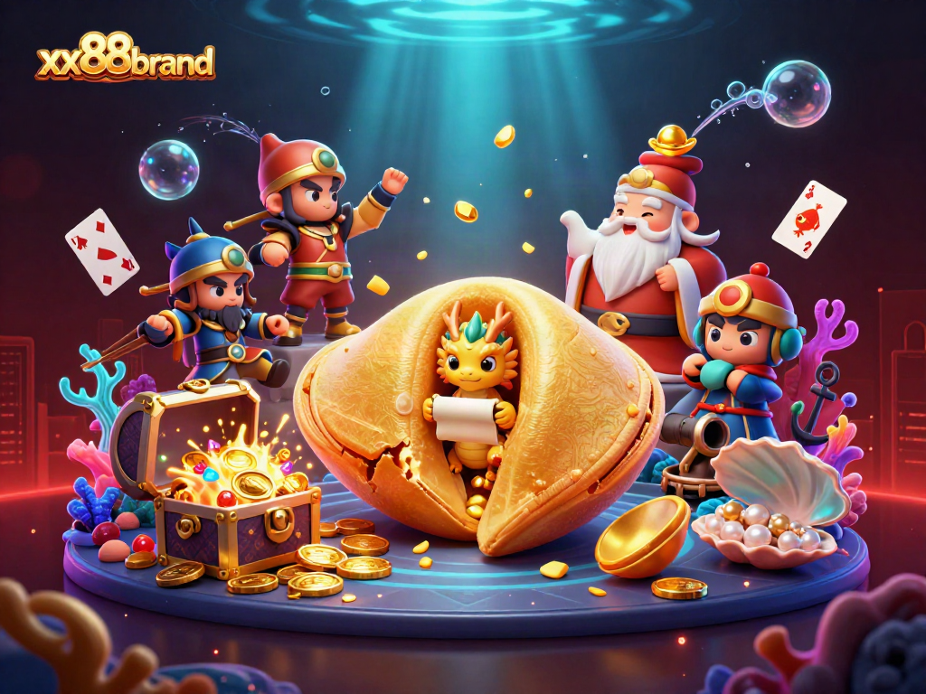 Engage with the fun of xx88brand casino-themed digital illustration featuring rich gambling elements.