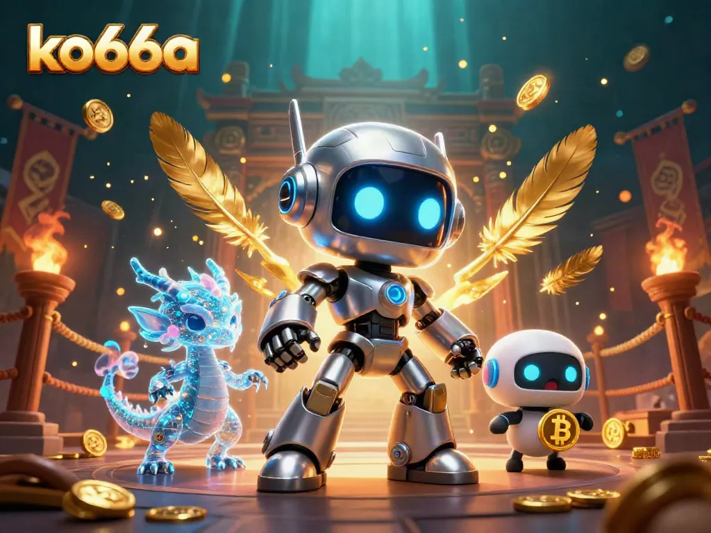 Experience thrilling gaming adventures at ko66a, featuring a vibrant cyberpunk casino scene.