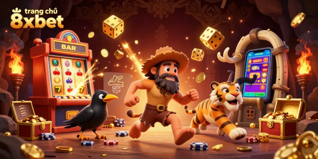 Engage with the excitement of trang chủ 8xbet as a caveman duo runs a prehistoric casino bursting with jackpots.